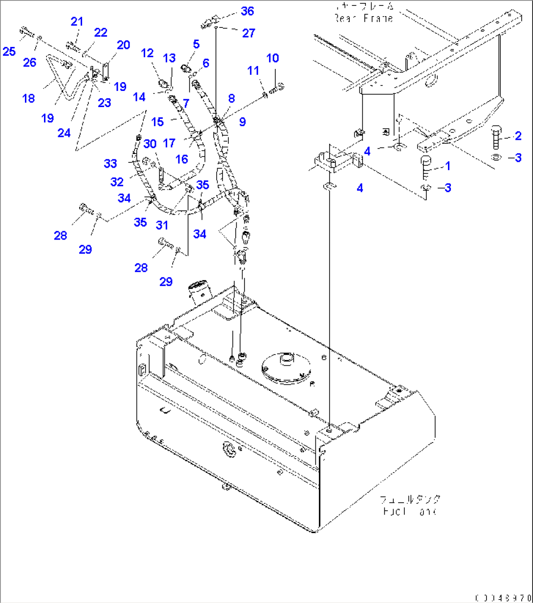 FUEL TANK (MOUNTING PARTS)