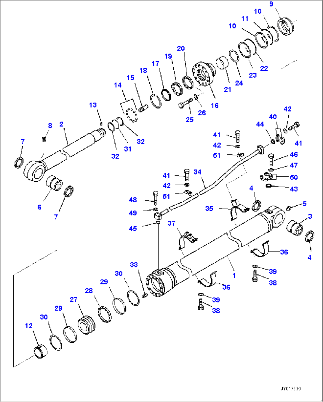 Arm Cylinder, L.H. (#70001-)