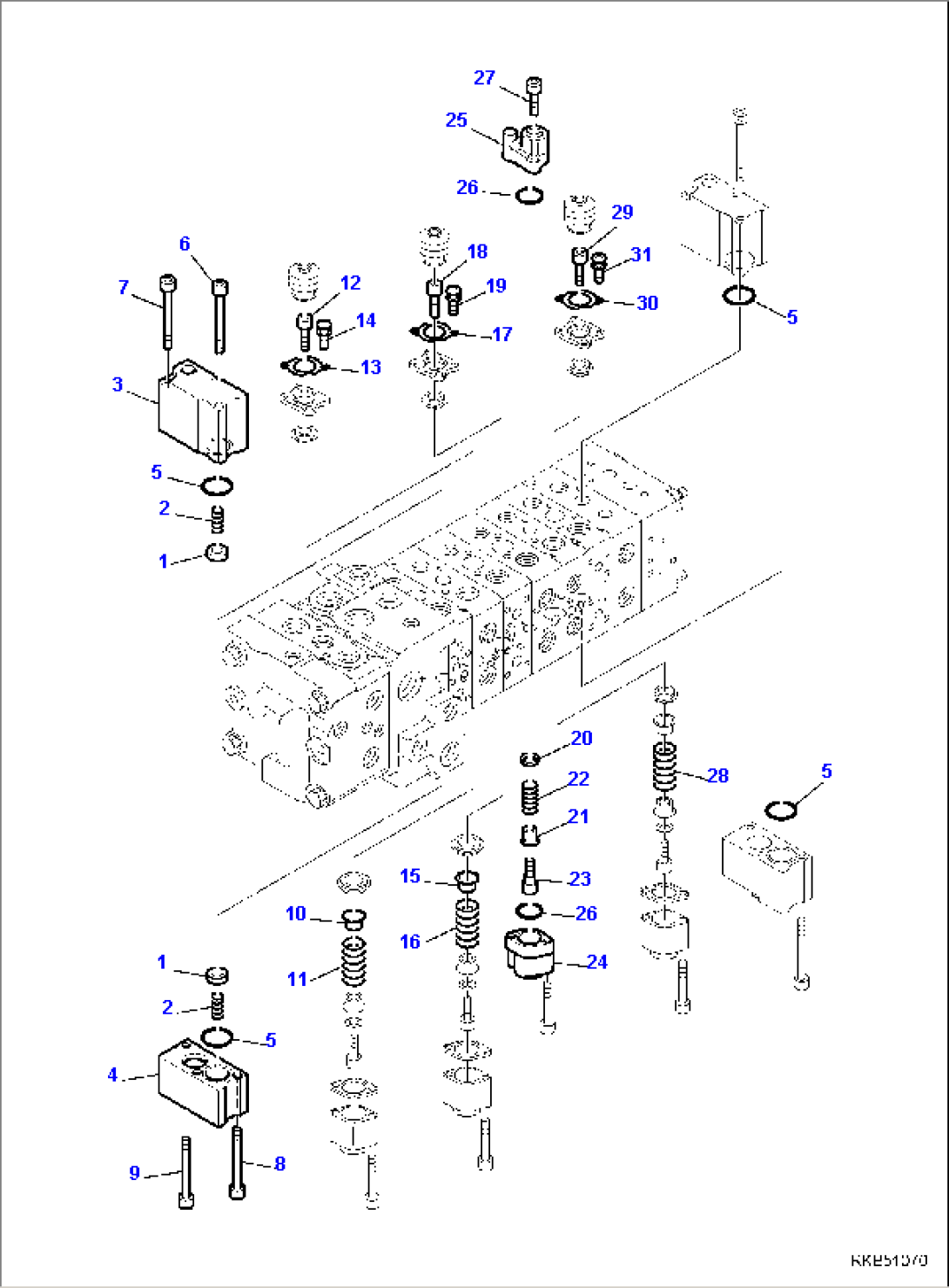 10-SPOOL CONTROL VALVE MECHANICAL CONTROLS (8/16)