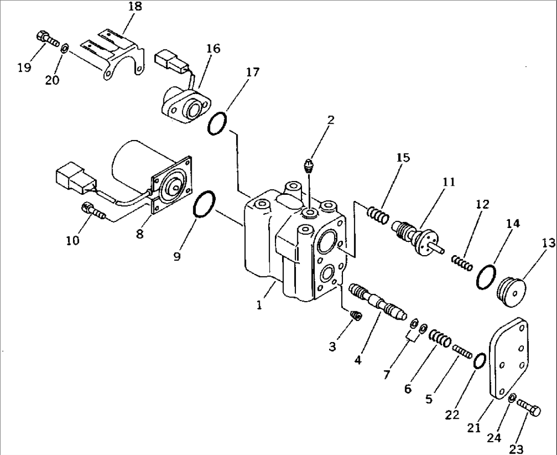 CLUTCH CONTROL VALVE (4WD SPEC.)