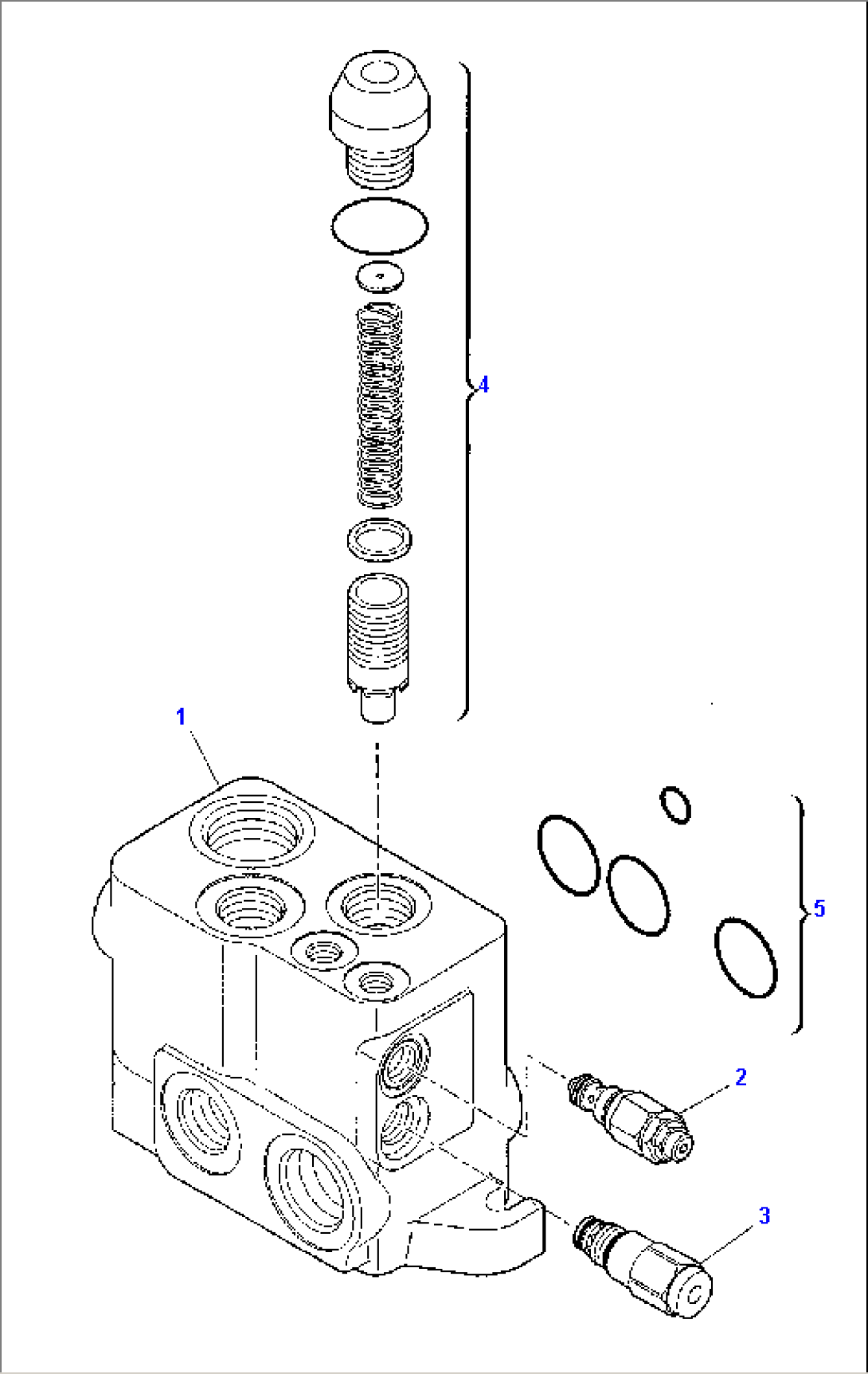 BACKHOE CONTROL VALVE (2/8)