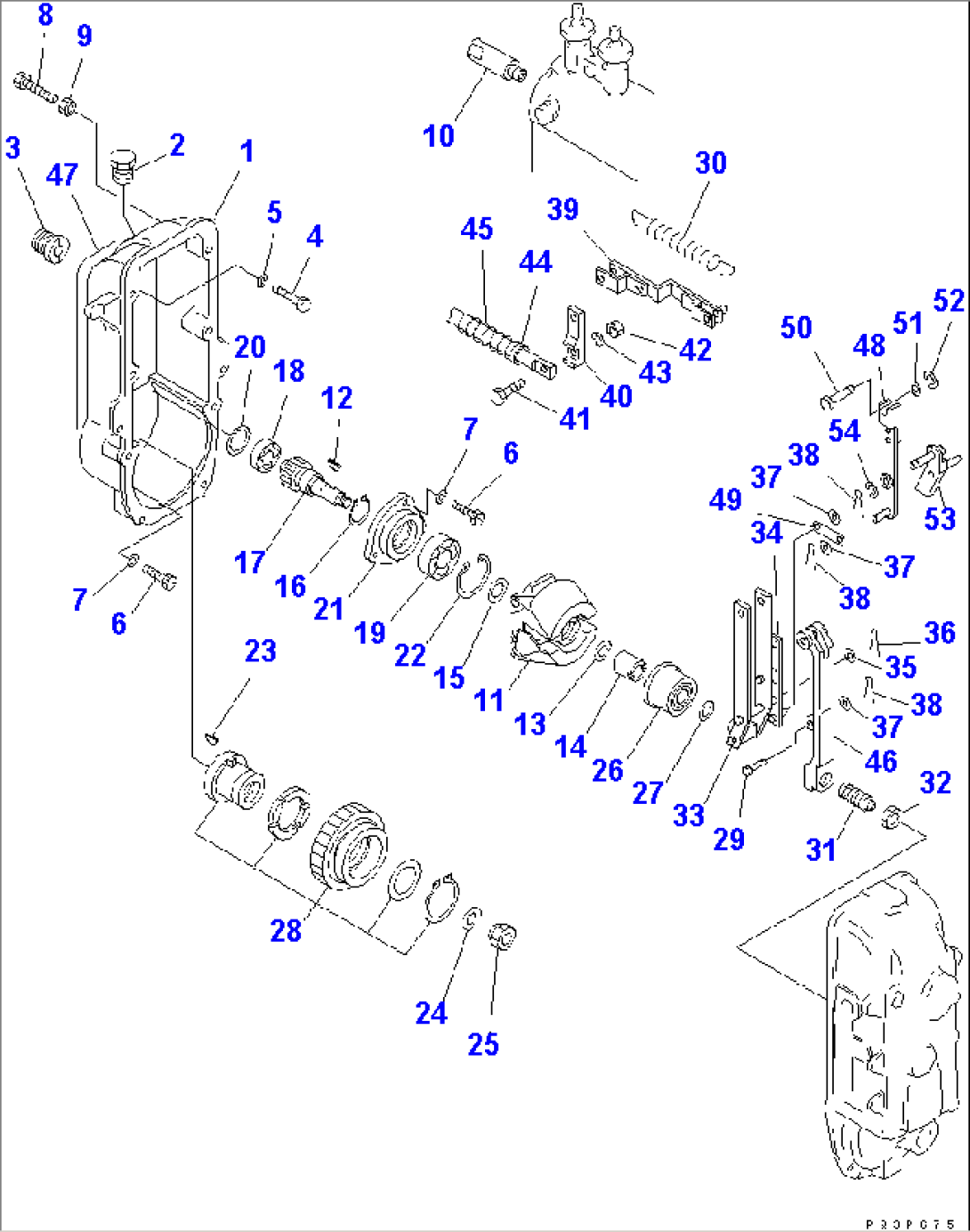 FUEL INJECTION PUMP (GOVERNOR) (1/2)(#10040-10515)