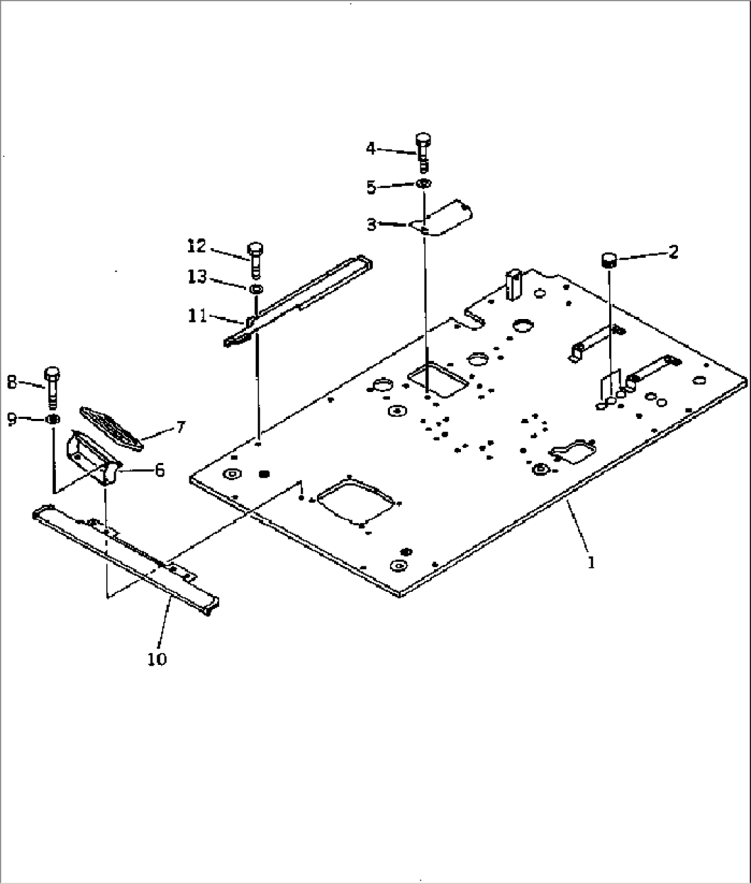FLOOR FRAME (FOR WRIST CONTROL)(#35001-36613)