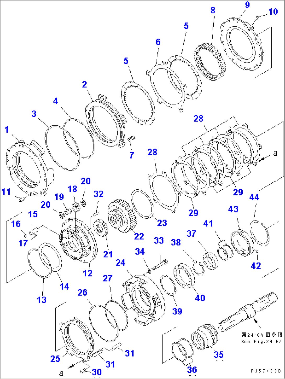 TRANSMISSION (1ST AND 2ND CLUTCH)(#.-)