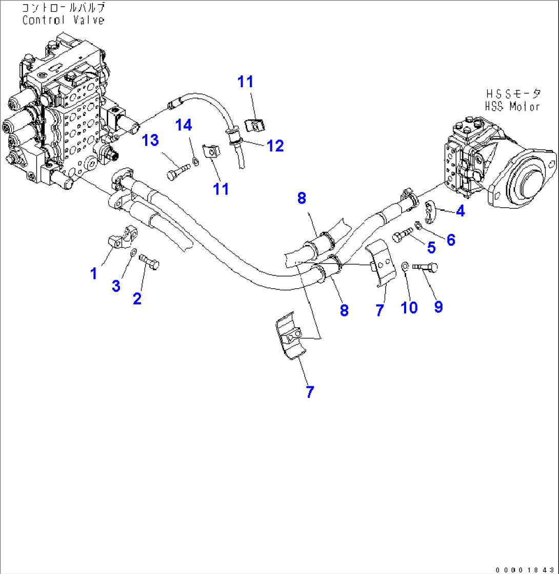 HYDRAULIC PUMP LINE