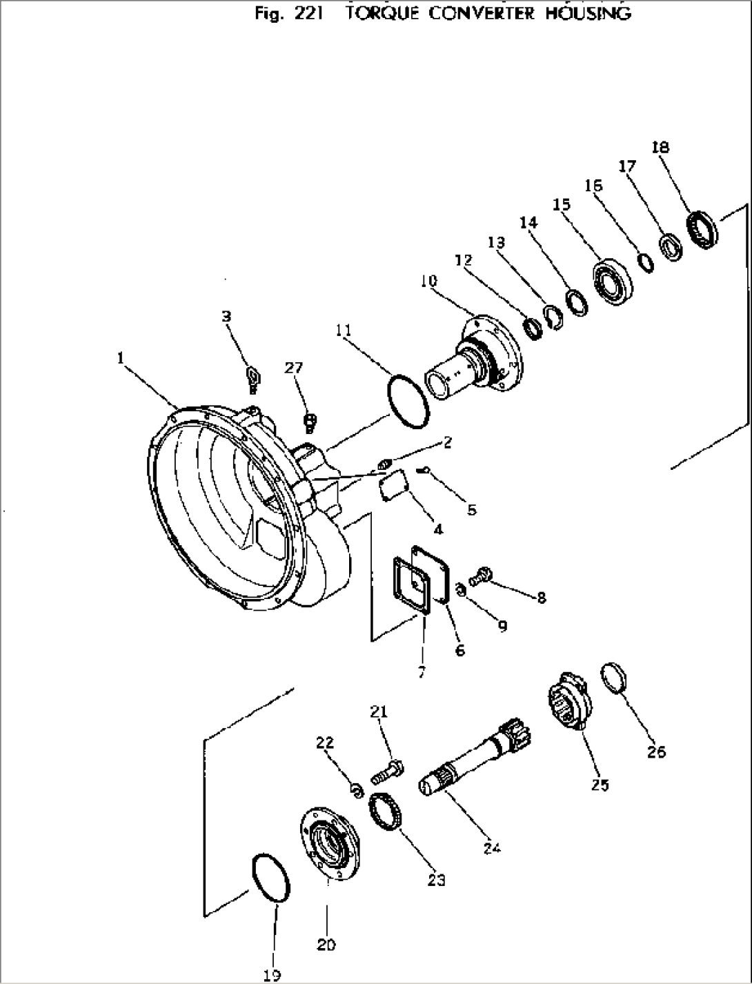 TORQUE CONVERTER HOUSING(#K1001-)