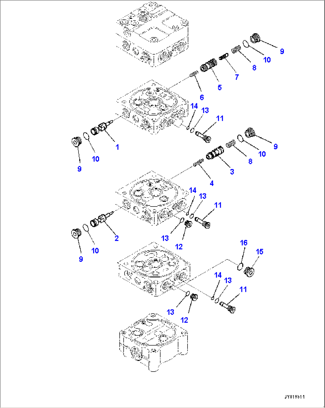 Control Valve, 4-Valve (3/10) (#80001-)