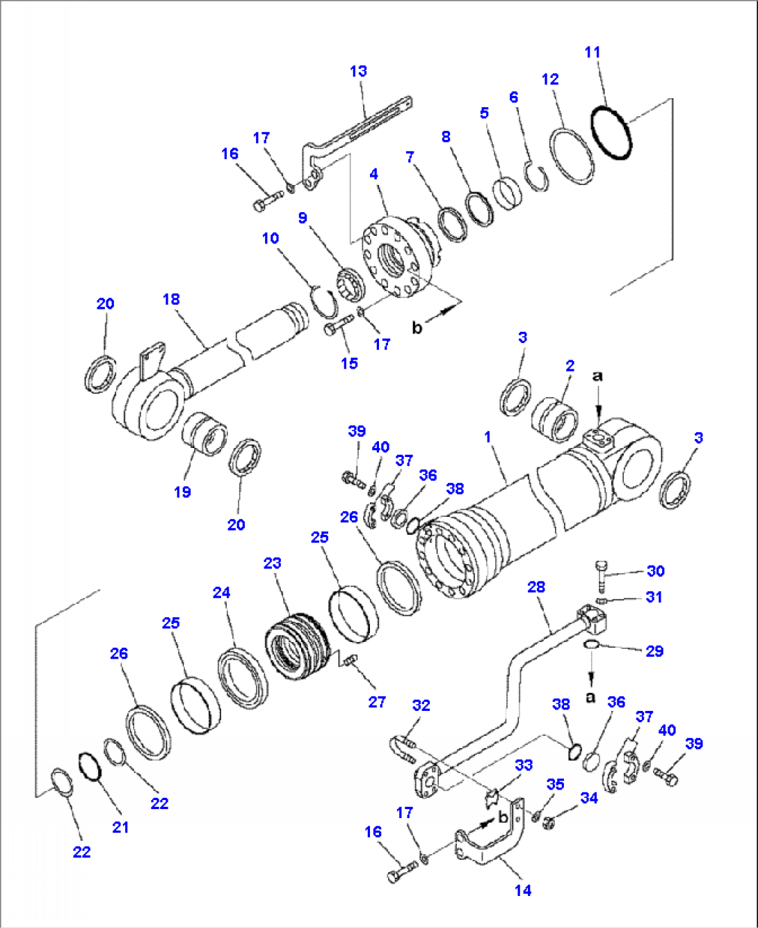 T4150-01A0 BUCKET CYLINDER