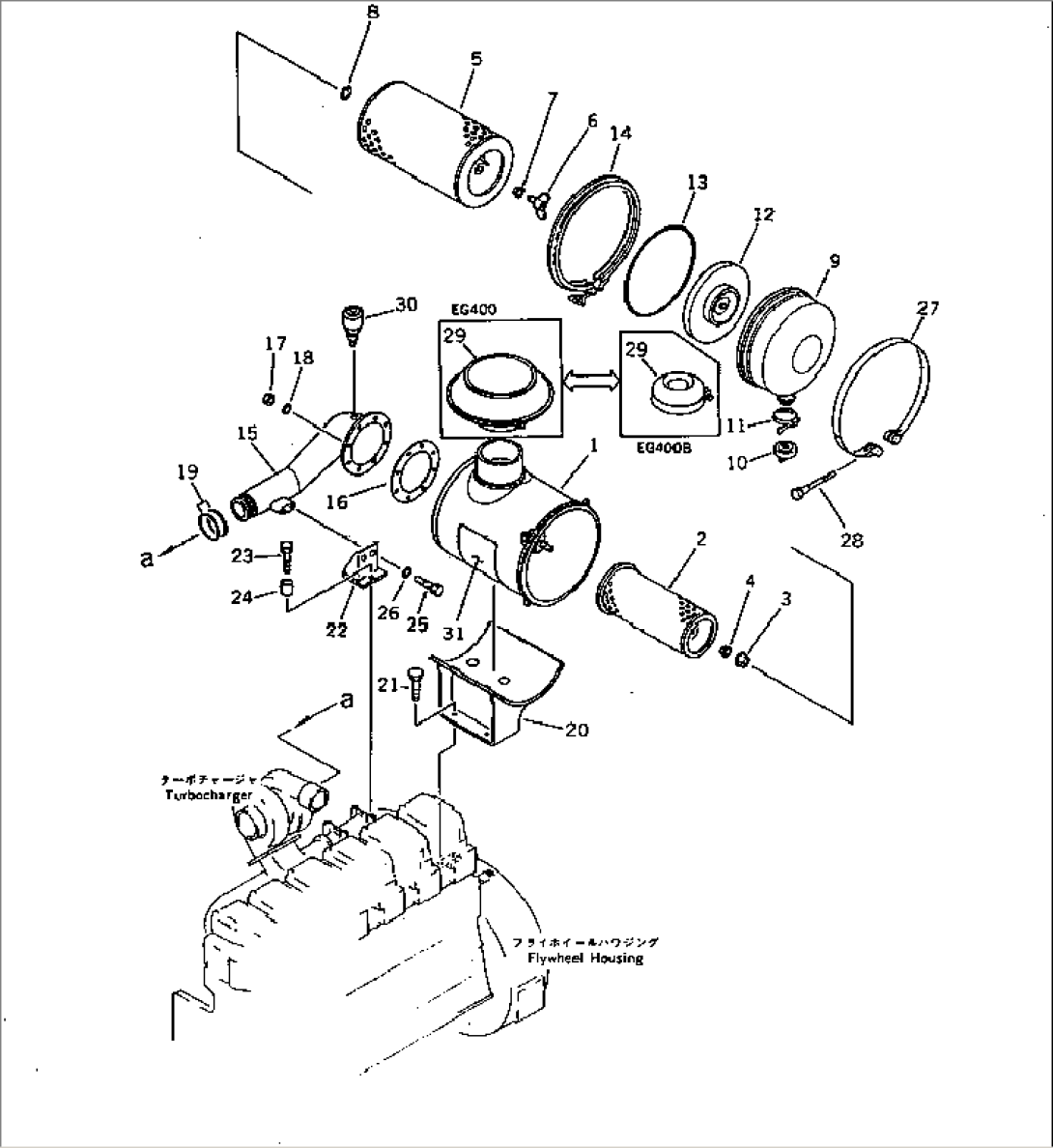 AIR CLEANER (EXCEPT JAPAN)