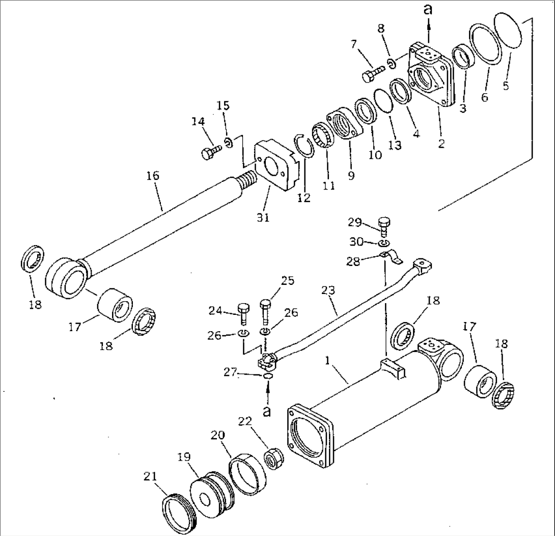 LIFT CYLINDER (FOR SLAG HANDLING)