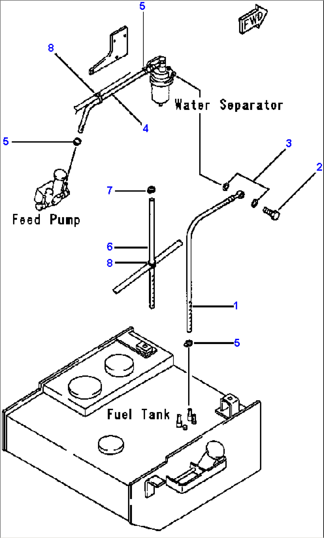 WATER SEPARATOR PIPING