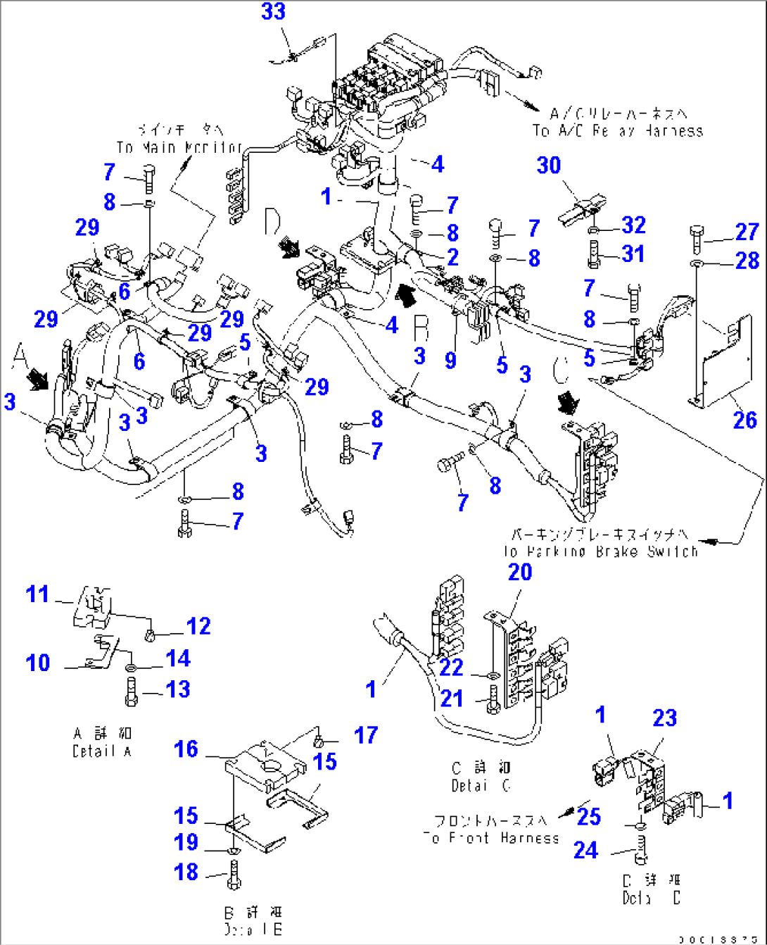 FLOOR (FLOOR HARNESS) (MAIN HARNESS)