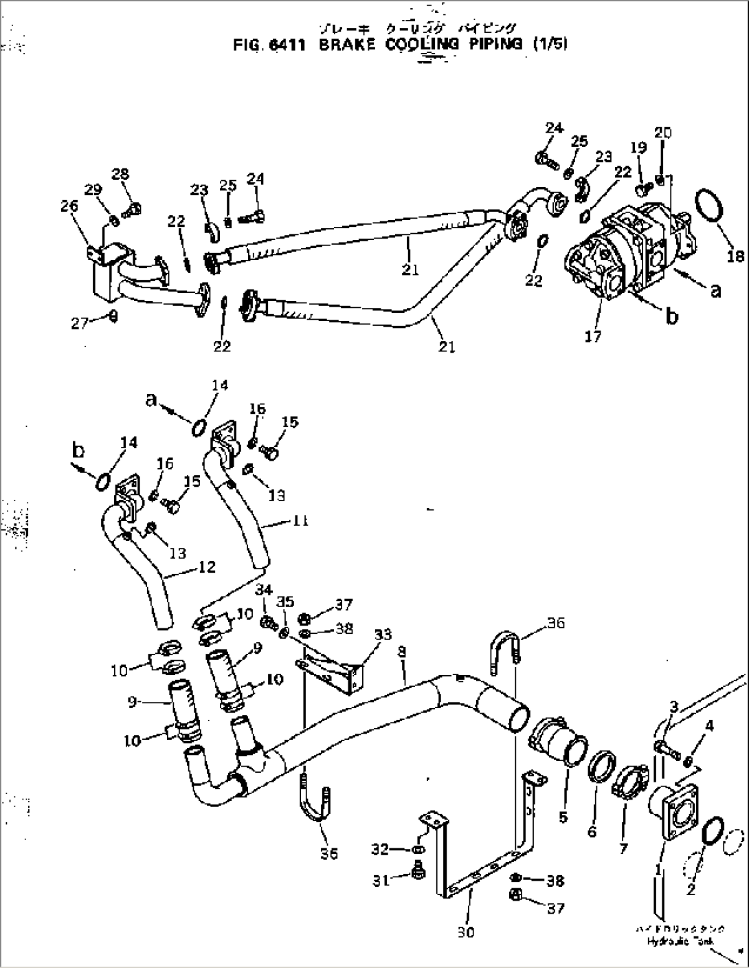 BRAKE COOLING PIPING (1/5)