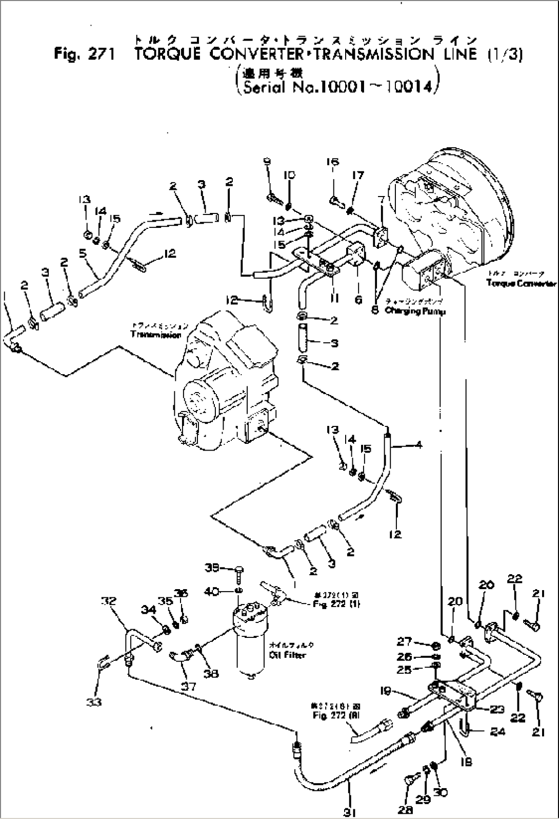 TORQUE CONVERTER¤ TRANSMISSION LINE (1/3)(#10001-10014)