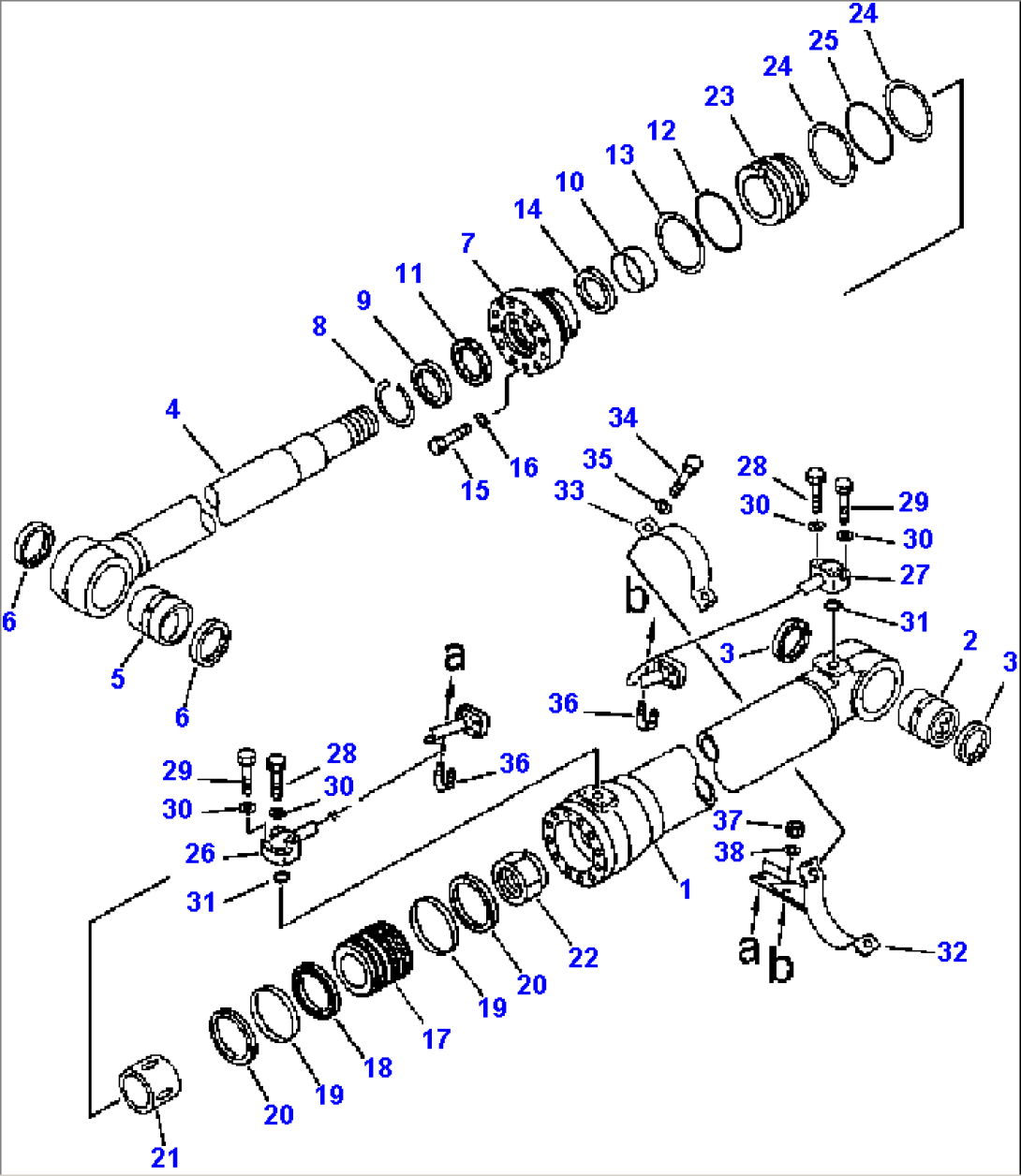 FIG NO. T1120-0101 BOOM CYLINDER