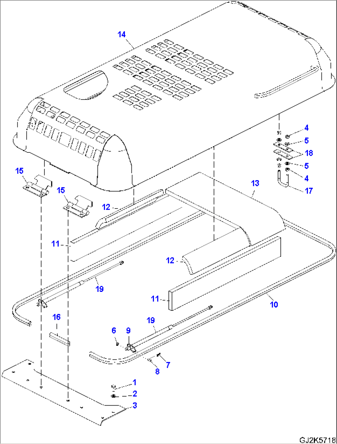 HOOD (MACHINE CAB)