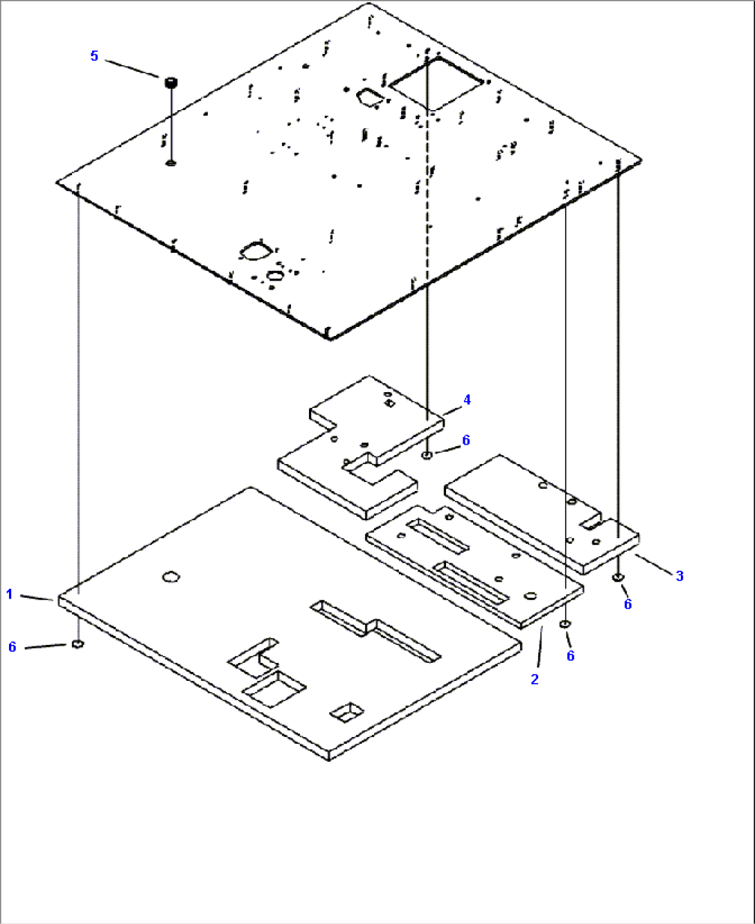 K0200-16A0 FLOOR FLOOR (S/N A11001-A11184 )