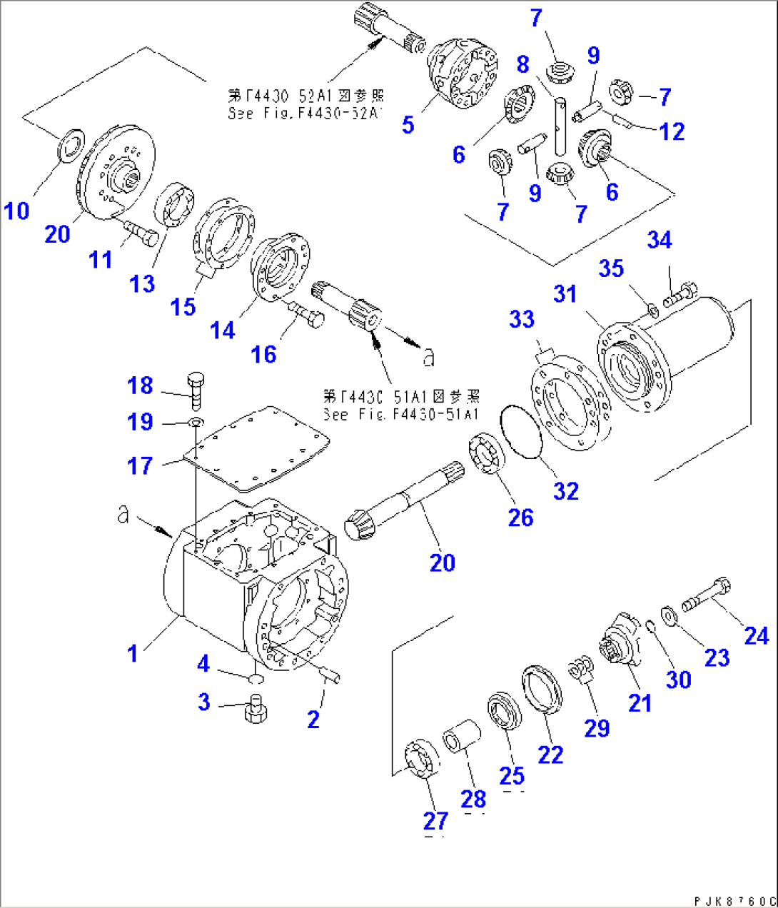 FRONT AXLE (DIFFERENTIAL) (EXCEPT JAPAN)