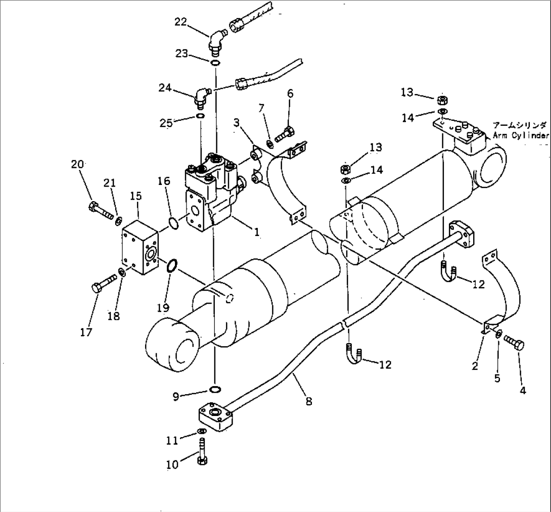 ARM CYLINDER (WITH DRIFT PRIVENTIVE) (FOR USA)