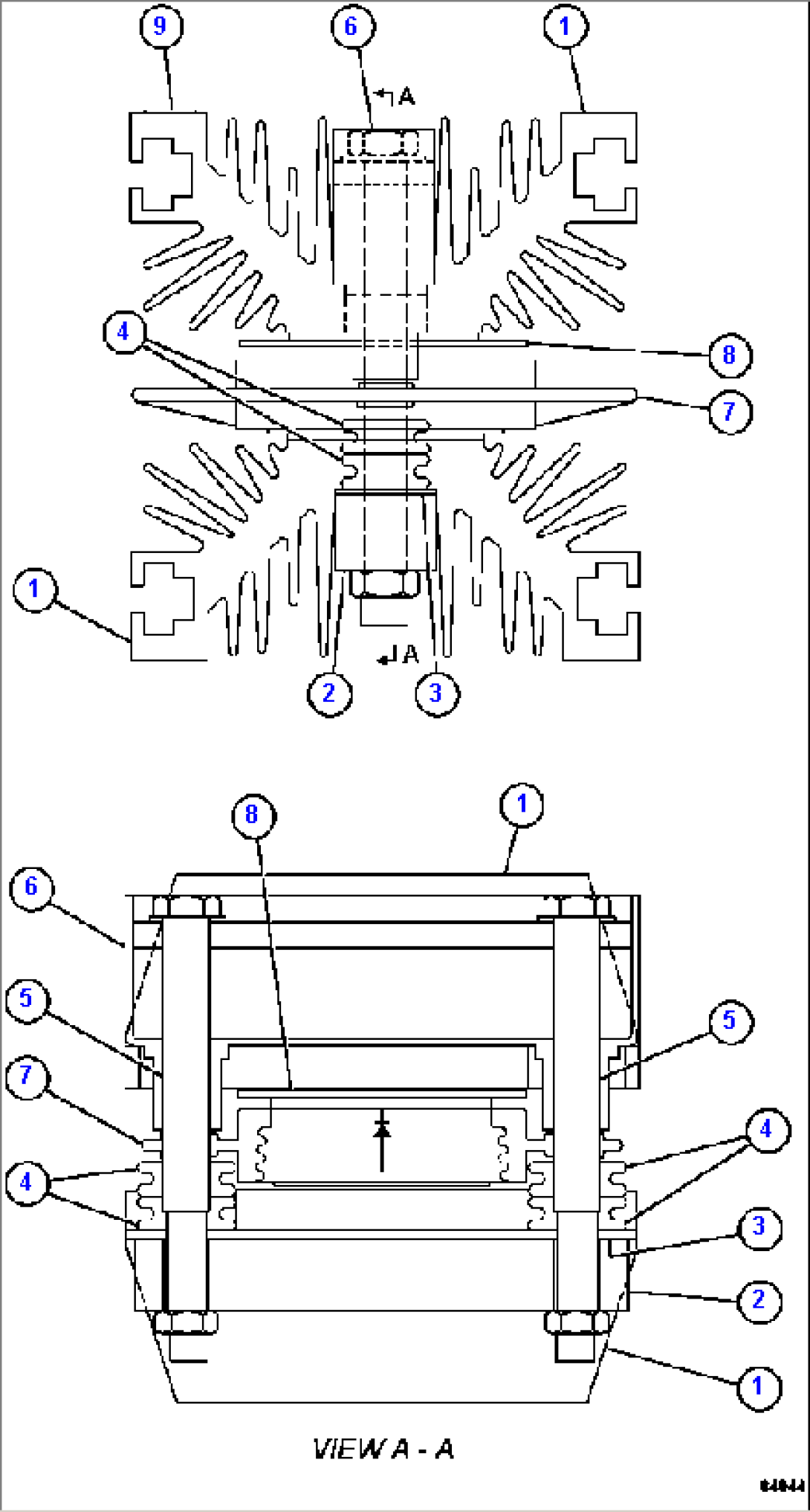 DIODE/HEAT SINK ASSEMBLY GE0558