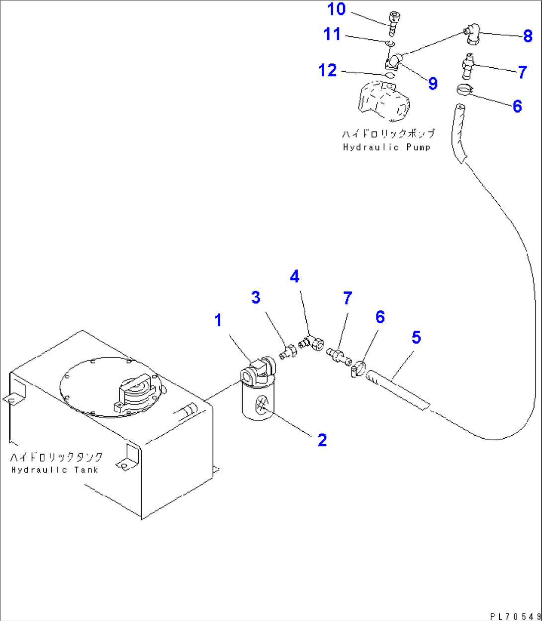 STEERING PIPING (1/5) (SUCTION LINE)