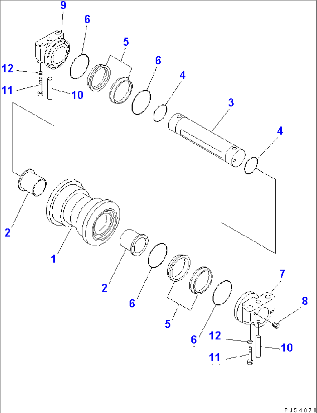 TRACK ROLLER(#11045-)