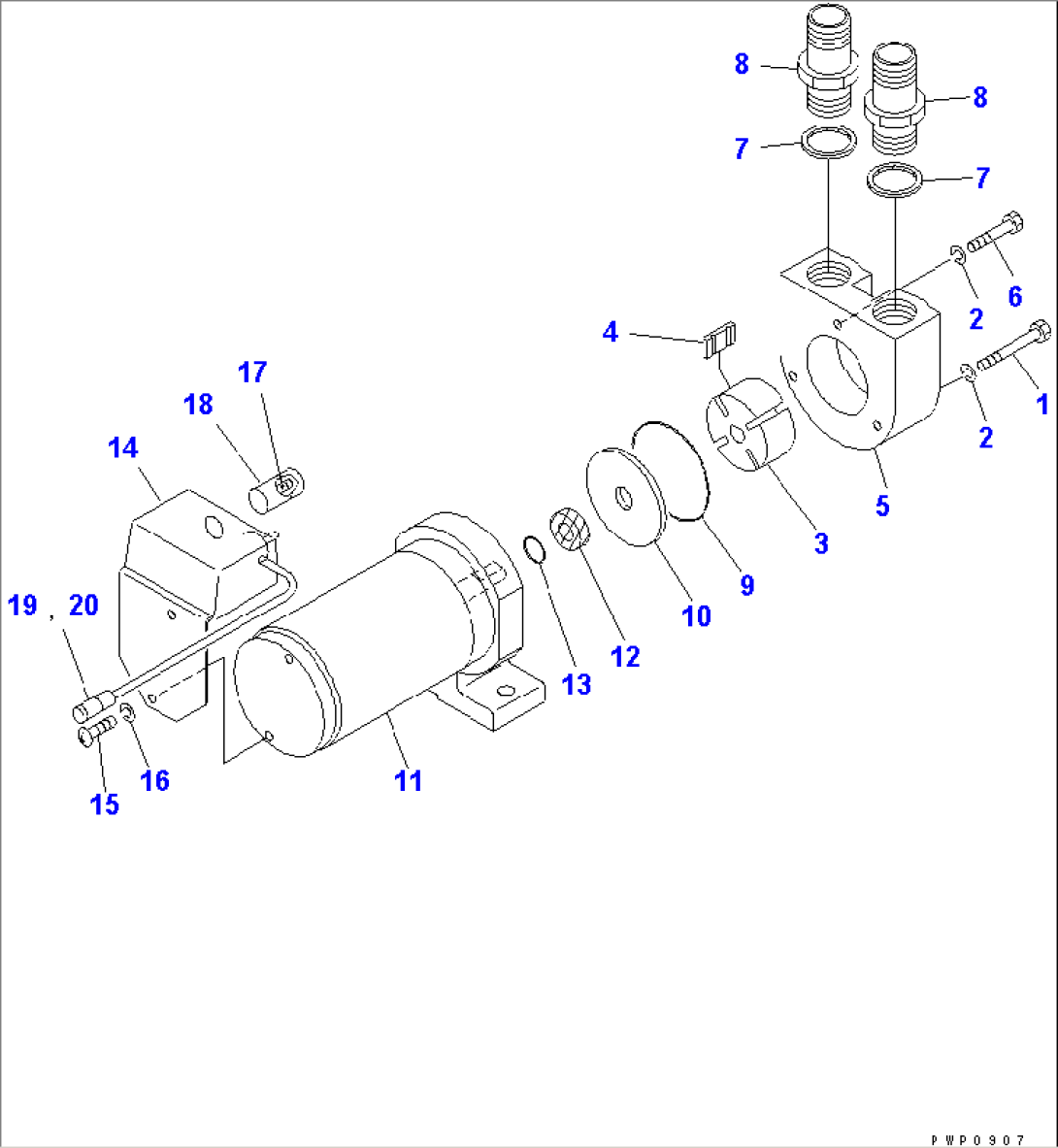 REFUELING PUMP (INNER PARTS)(#K30417-K34000)