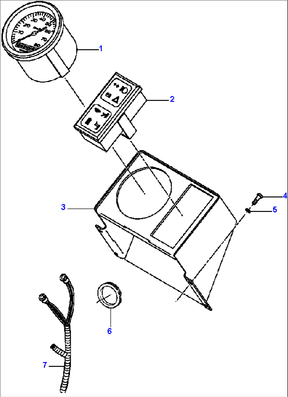 SPEEDOMETER/WARNING LIGHT PANEL