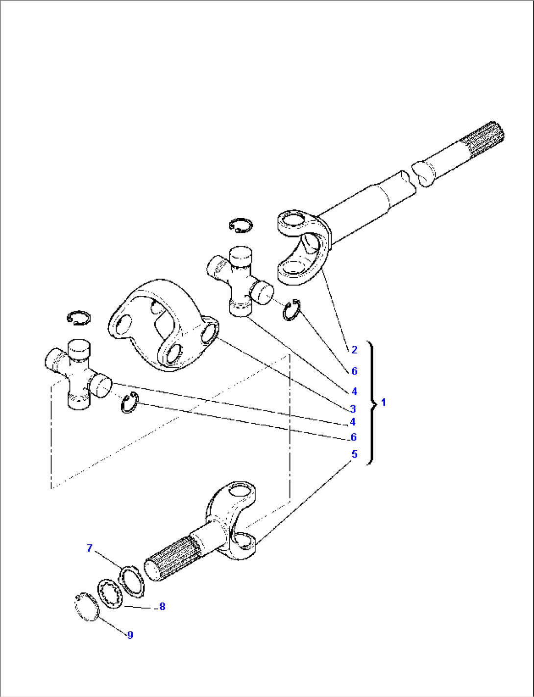 FRONT AXLE (5/6)