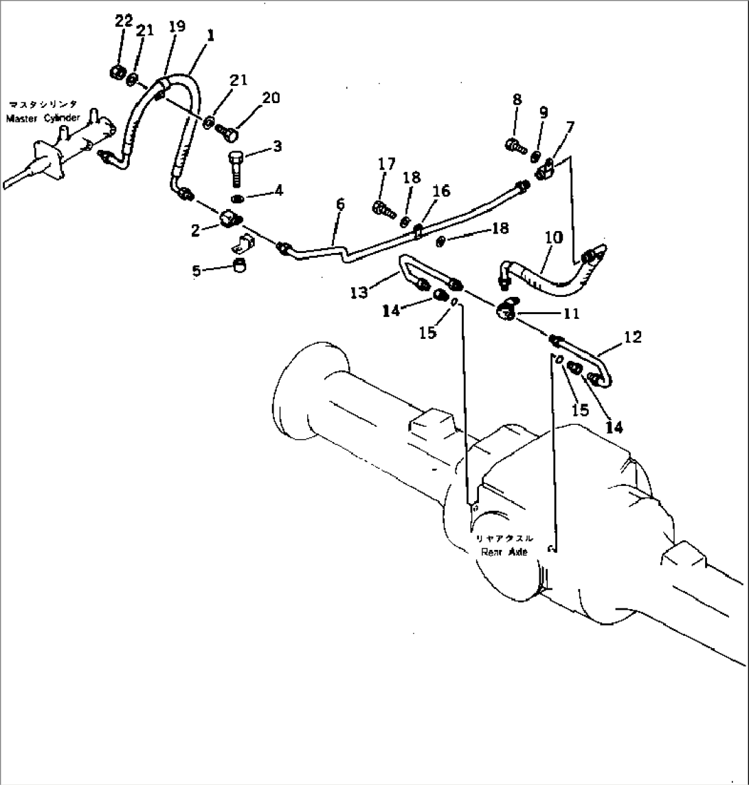 BRAKE OIL PIPING (REAR)