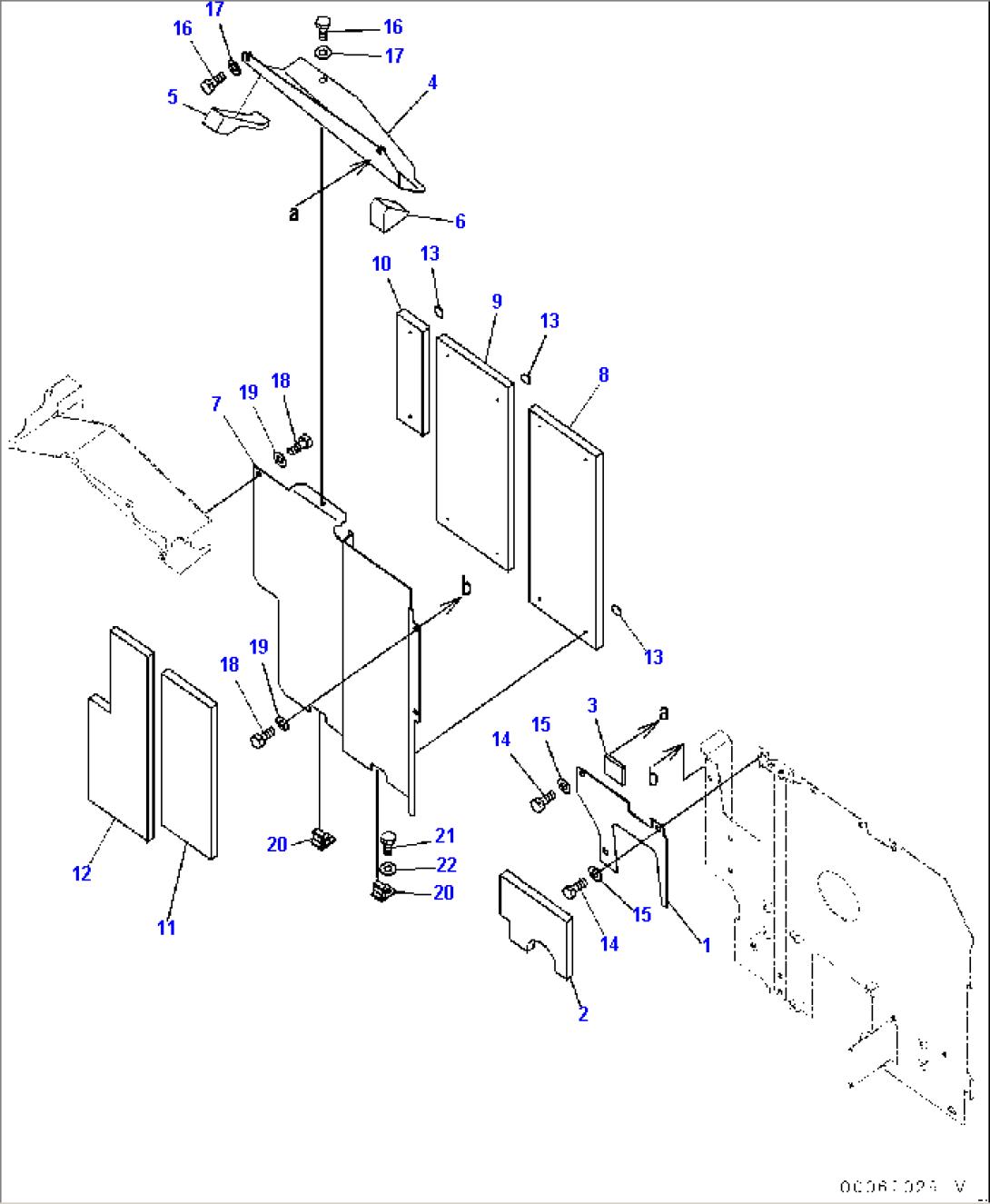 Machine Cab Partition, Center (#30117-30118)