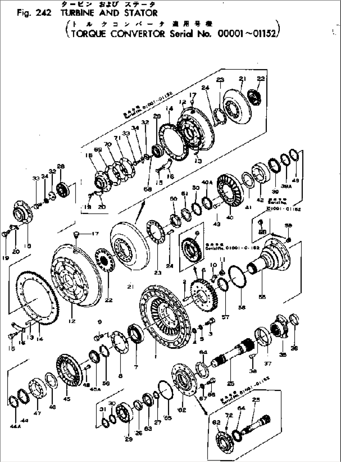 TURBINE AND STATOR (TC17A¤TC17A2)(#00001-01152)