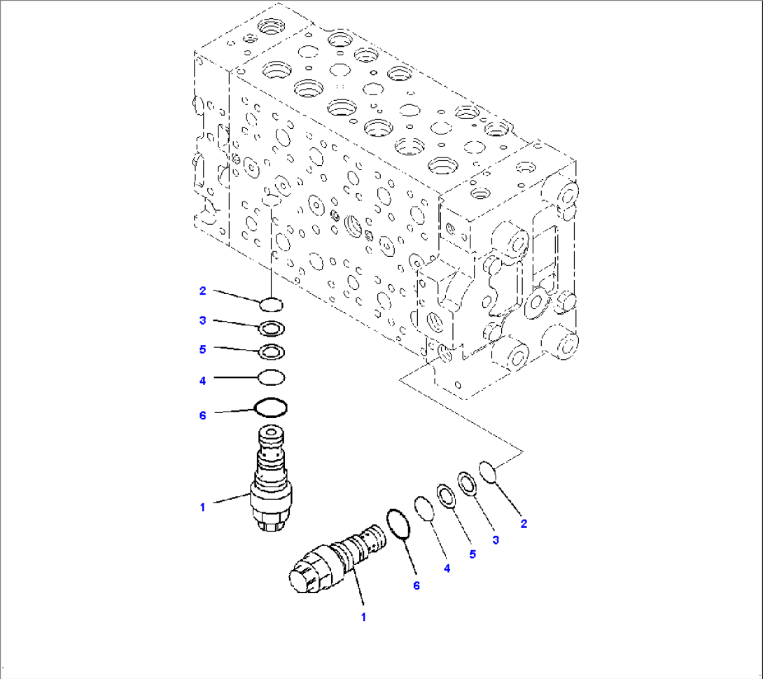 Main Control Valve, Inner Parts, Control Valve (8/21)