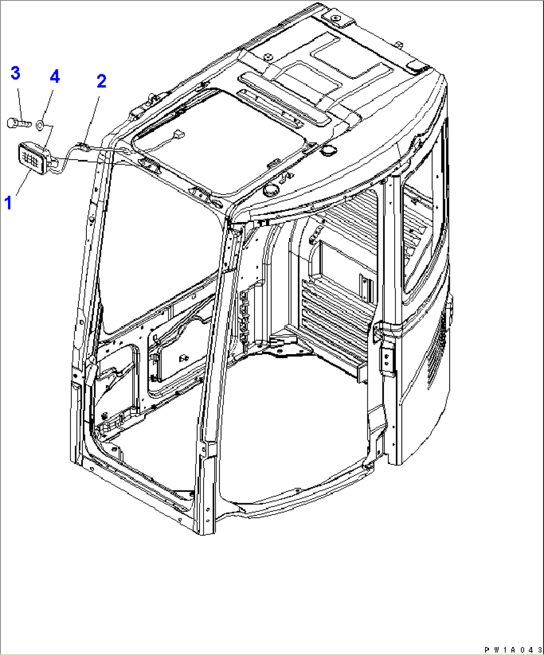 ADDITIONAL WORK LAMP(#20001-)