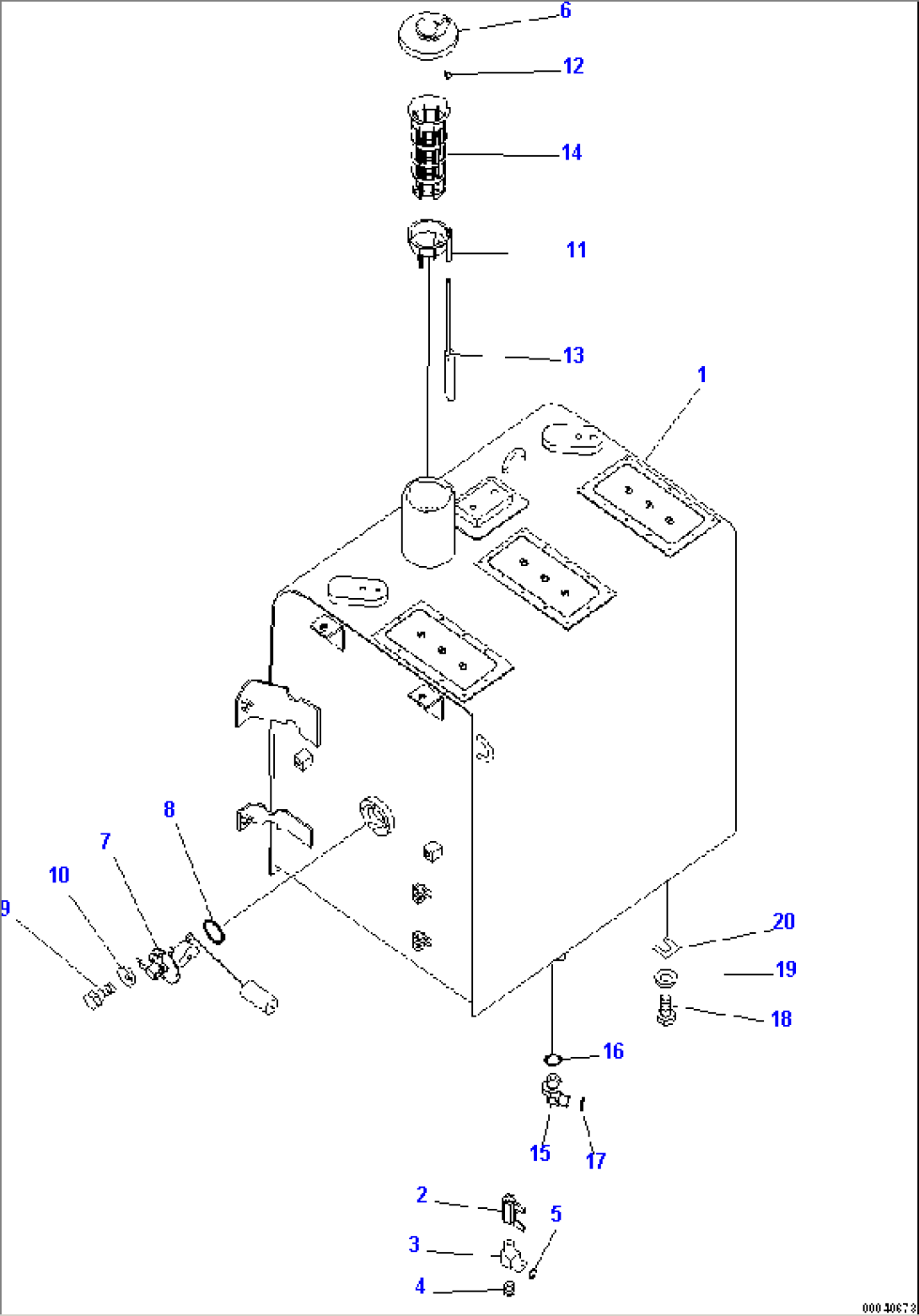 FUEL TANK (#K50001-K52292)