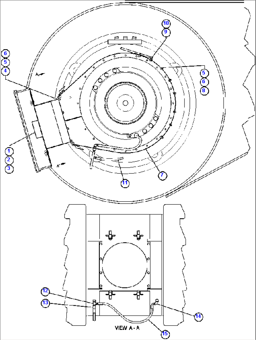 REAR WHEEL COOLING (EXHAUST)