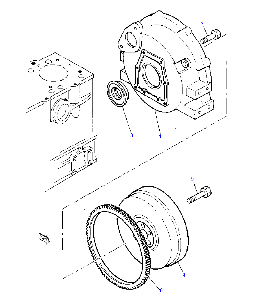 FLYWHEEL AND STARTER RING