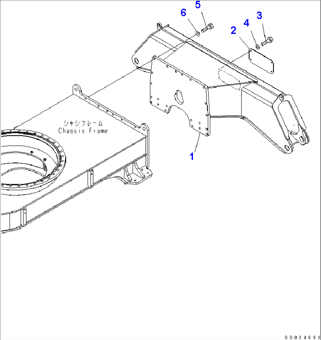 REAR OUTRIGGER¤ 2.75M (FRAME)