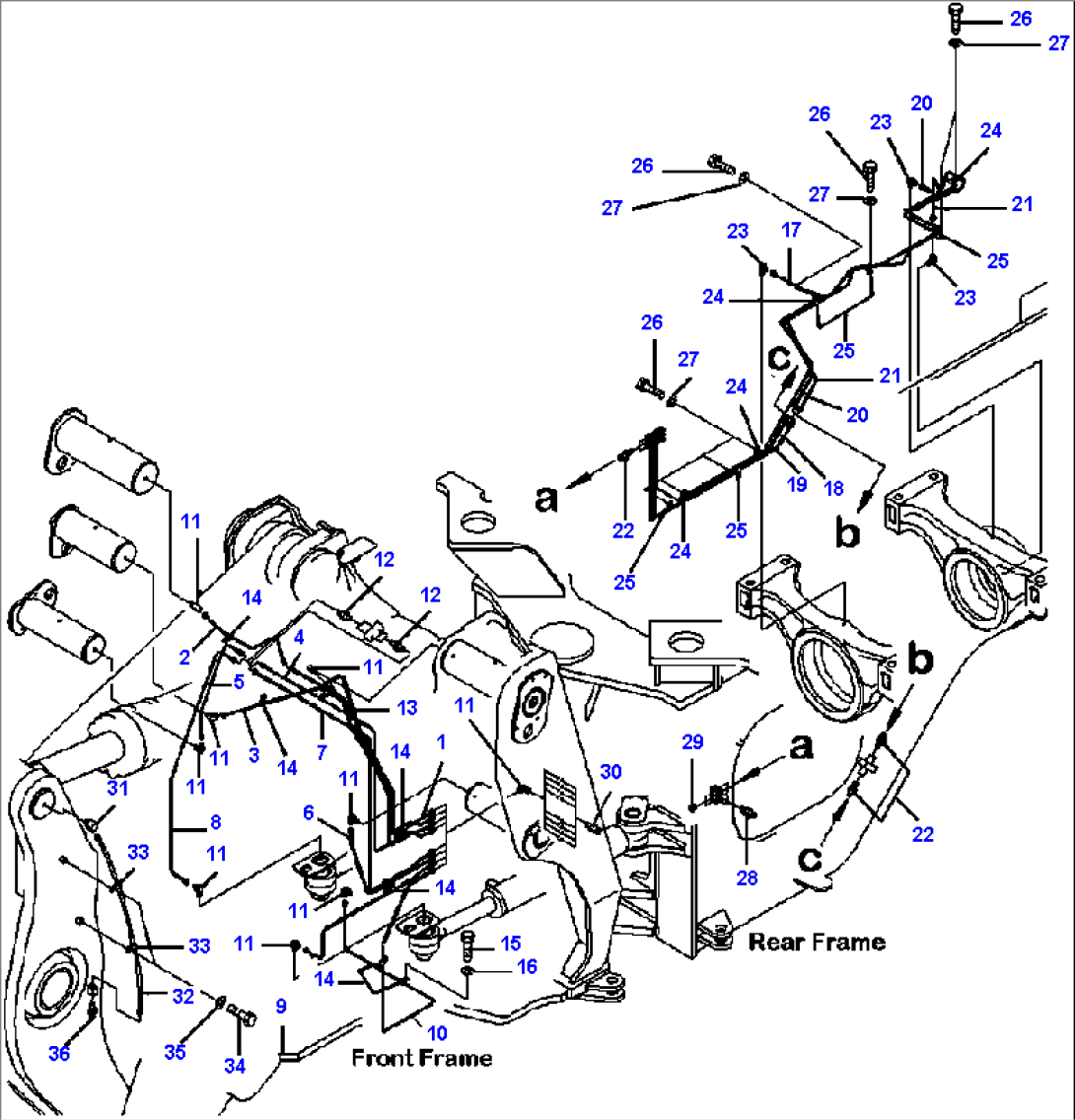 J4710-01A1 REMOTE GREASE TUBE (FOR BRAKE COOLING SYSTEM)