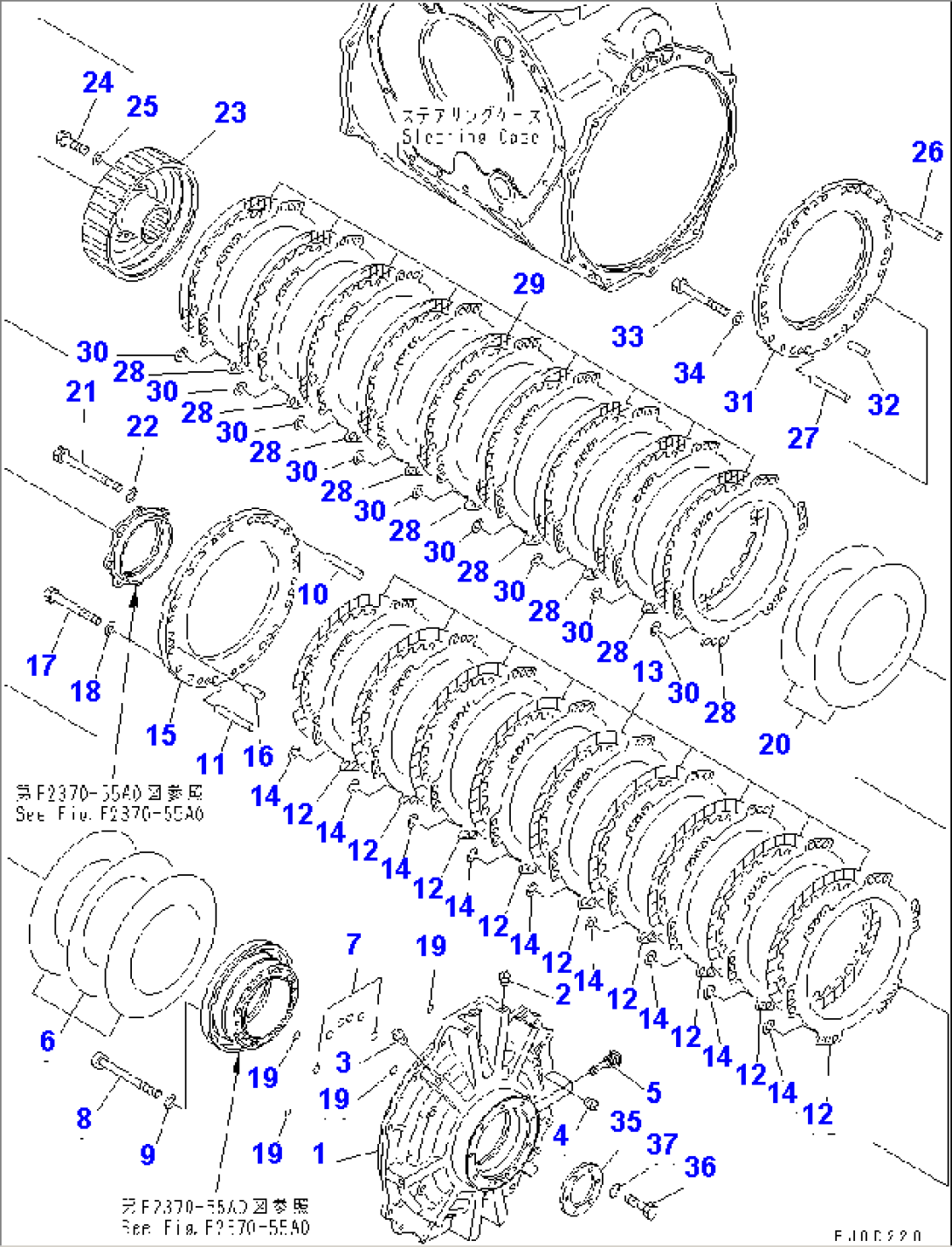 STEERING (4/8)¤ STEERING CLUTCH AND BRAKE (1/2)