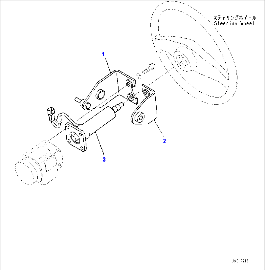 Floor Frame, Orbitrol Valve Mounting (#55001-)