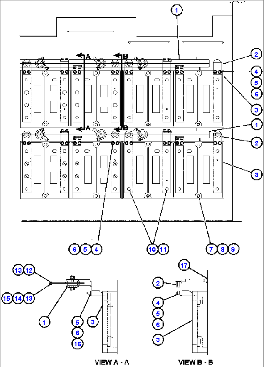 CONTROL CABINET (INSIDE LOWER RIGHT FRONT)
