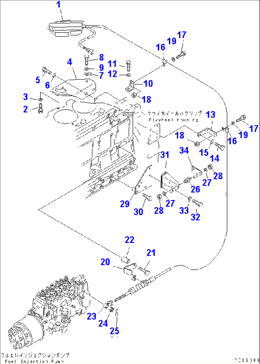 ENGINE STOP MOTOR(#61589-)