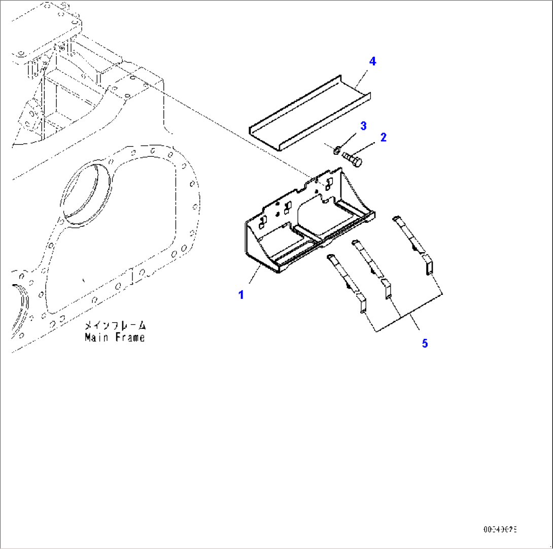 Fender Related Parts, Bracket (2/2) (#11609-)
