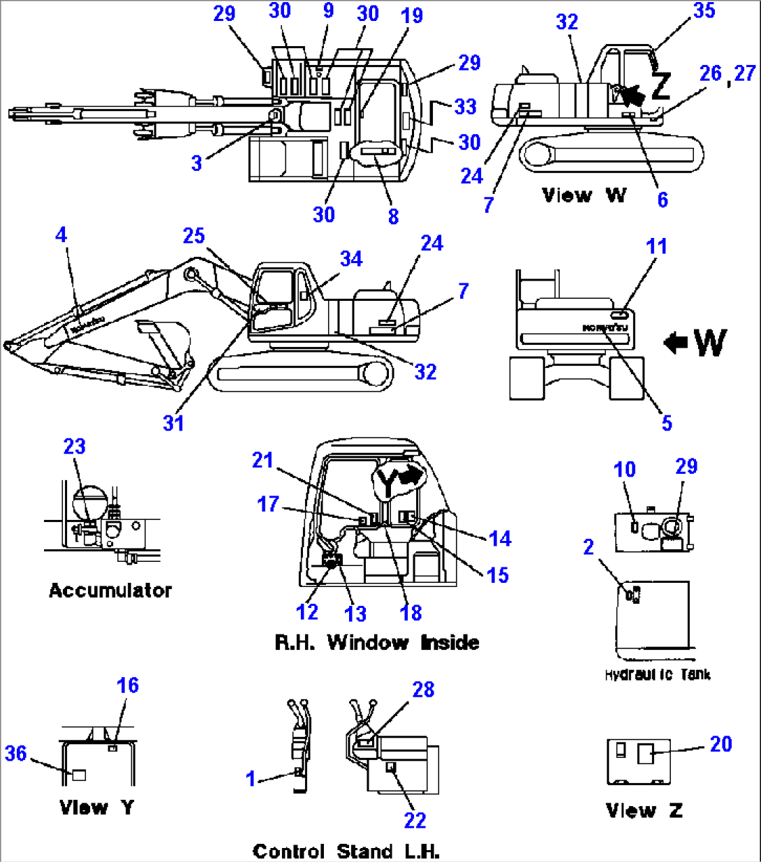 FIG. U0100-01A0 DECAL AND PLATE
