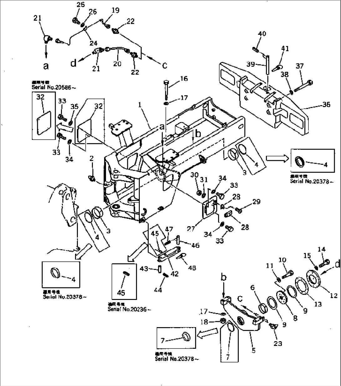 REAR FRAME(#10001-19999)