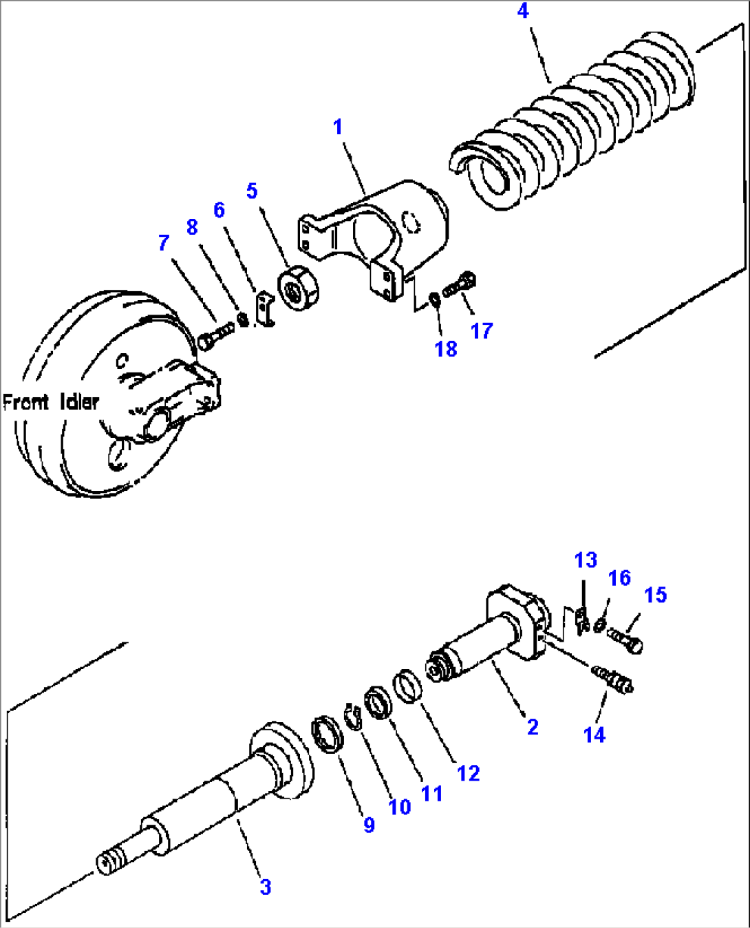 FIG. R0120-01A1 IDLER CUSHION - HEAVY DUTY
