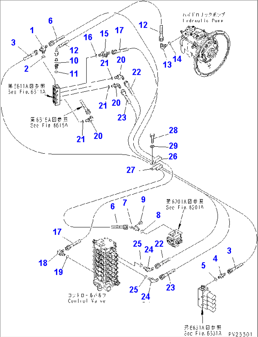 SOLENOID VALVE LINE (2/2)(#1101-)