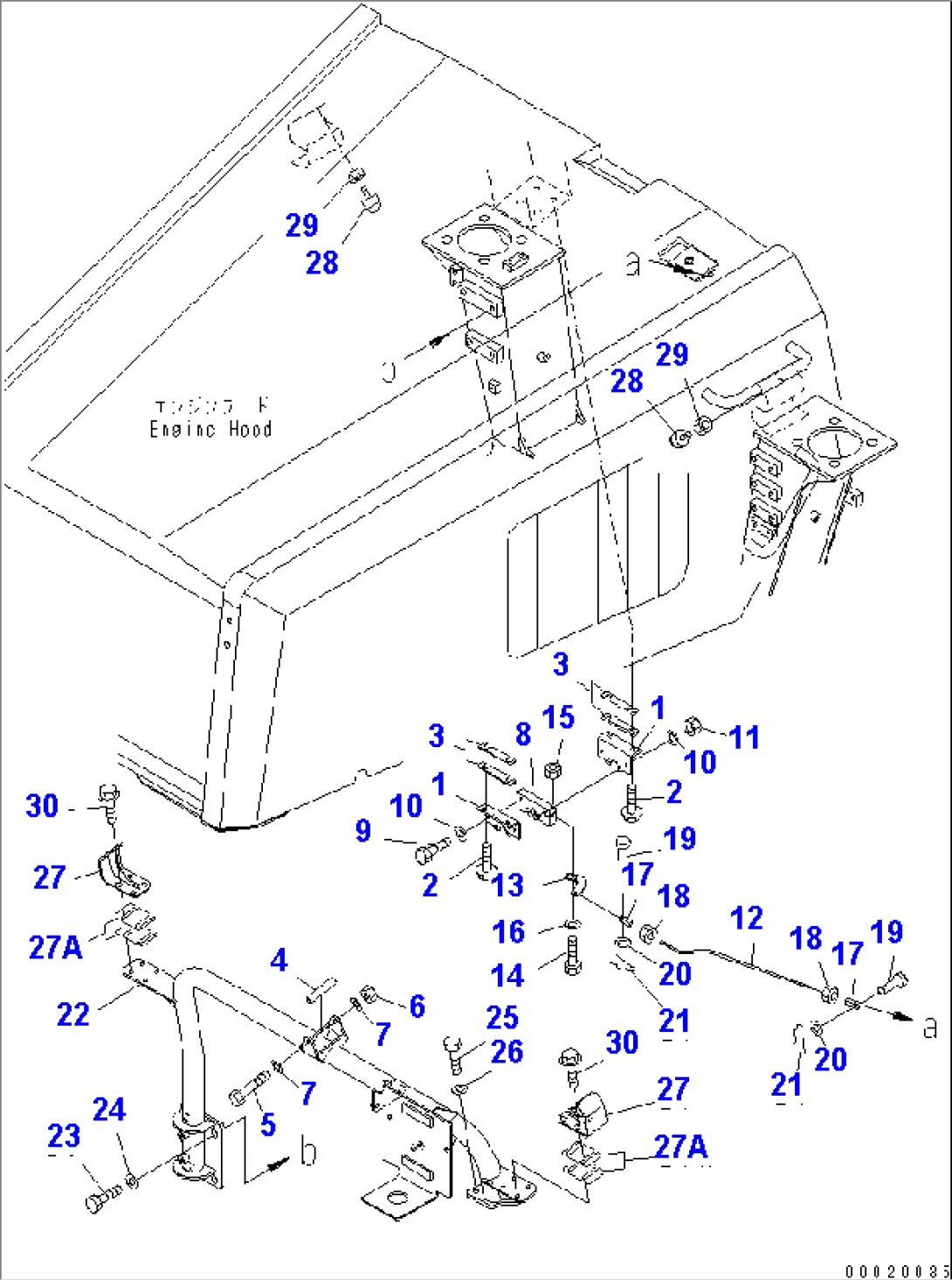 ENGINE HOOD AND RELATED PARTS (2/2)(#1001-1172)