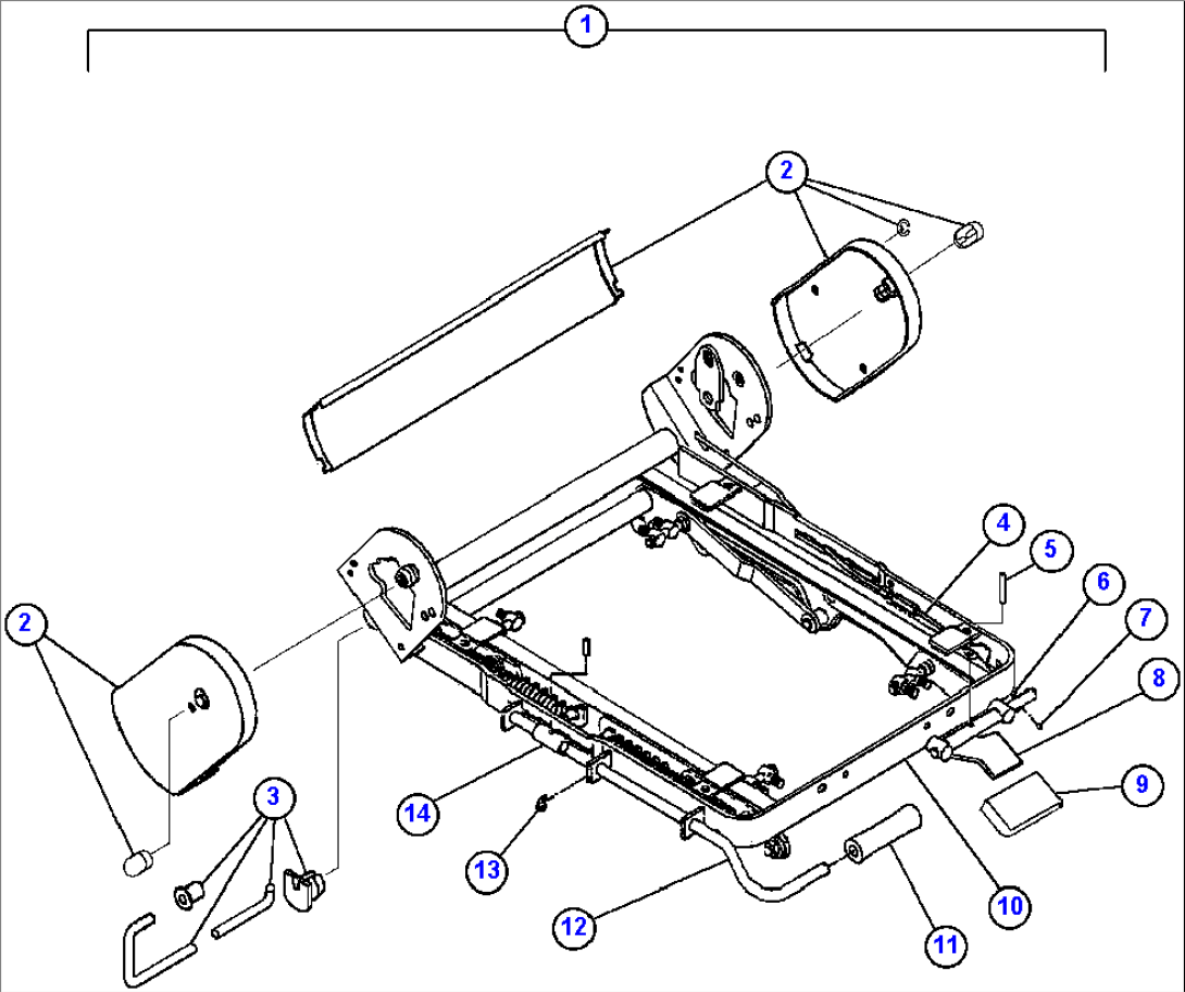 PASSENGER SEAT ASSEMBLY - 2 (PB9771)